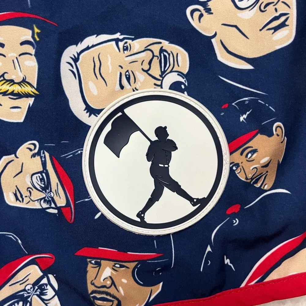 Baseballism Swim Trunks Mens XL Blue Legends Graphic Board Shorts 4-Way Stretch‎